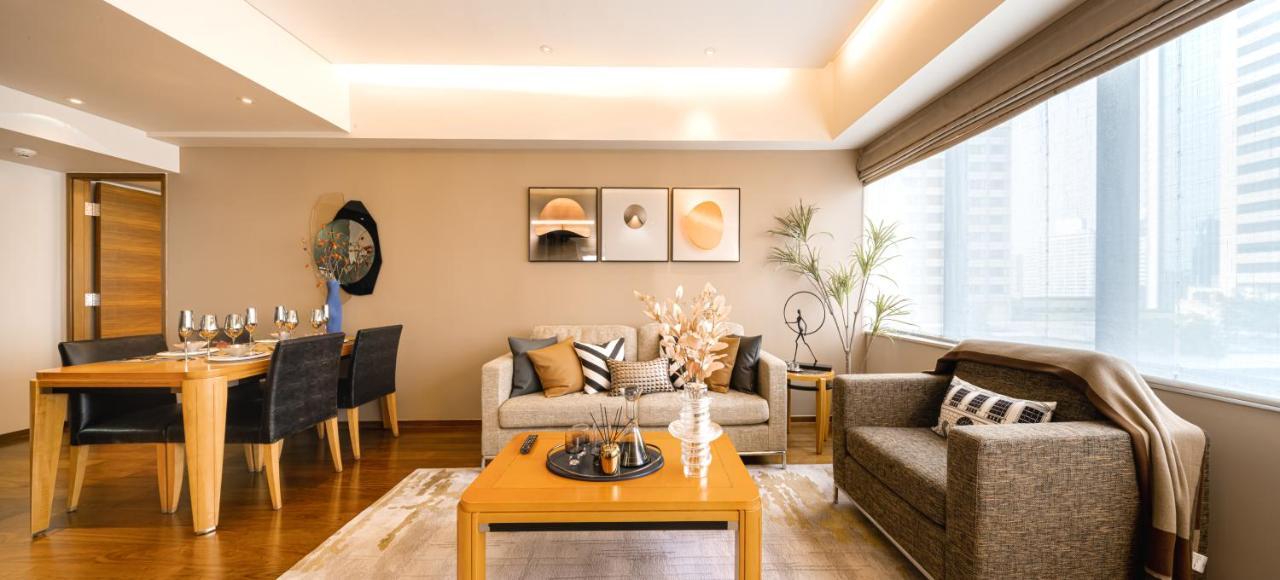 Shanghai Centre Serviced Apartment Exterior foto