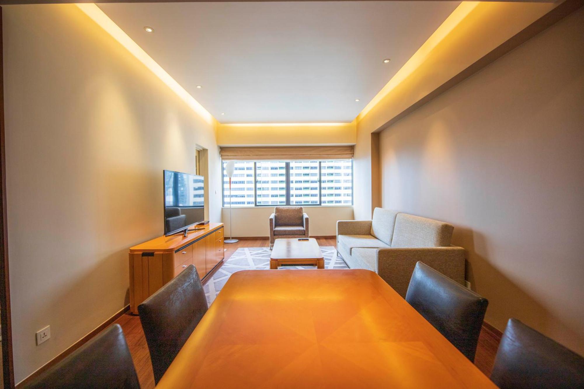 Shanghai Centre Serviced Apartment Exterior foto