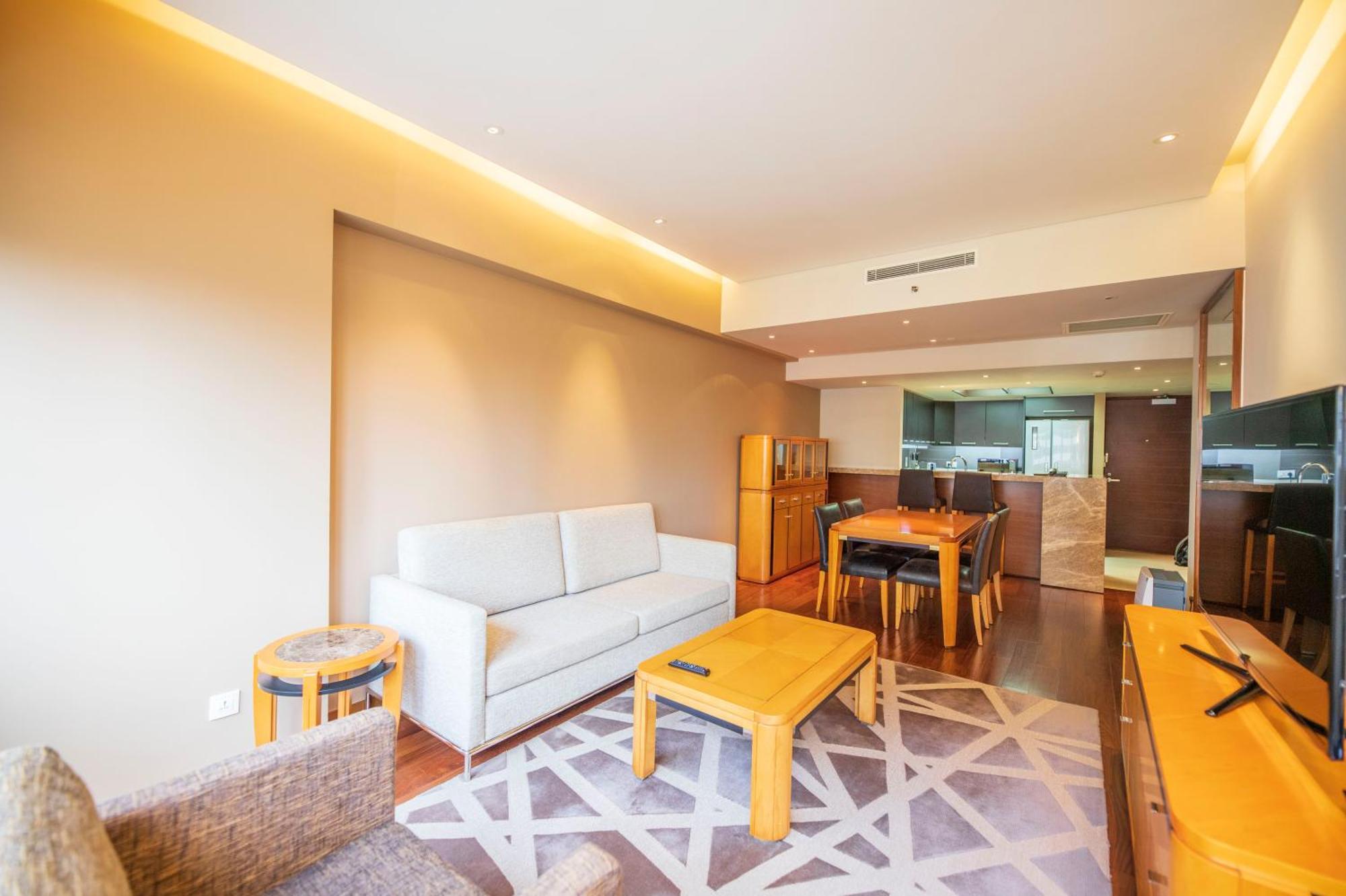 Shanghai Centre Serviced Apartment Exterior foto